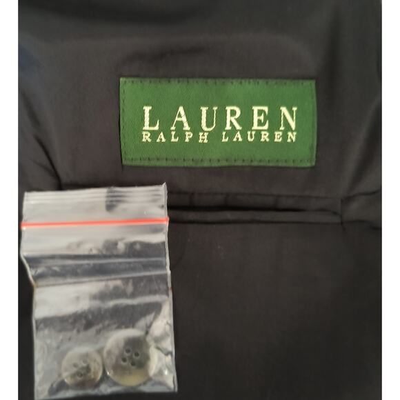 Lauren Ralph Lauren 100% Wool Blazer Jacket Men's Sz 46L Gray 2 Button - Picture 2 of 15